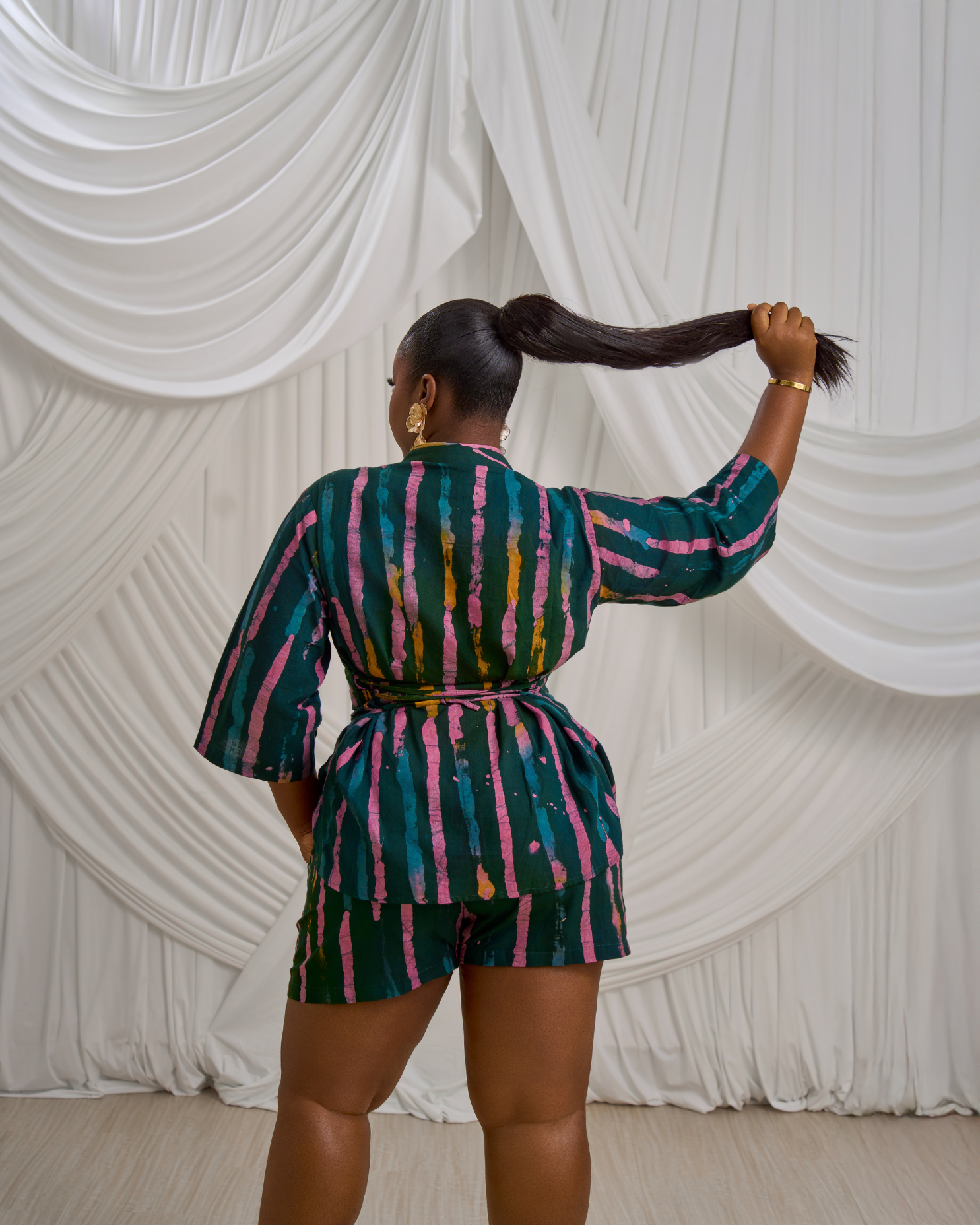 Half-Sleeve Shirt & Shorts- Print