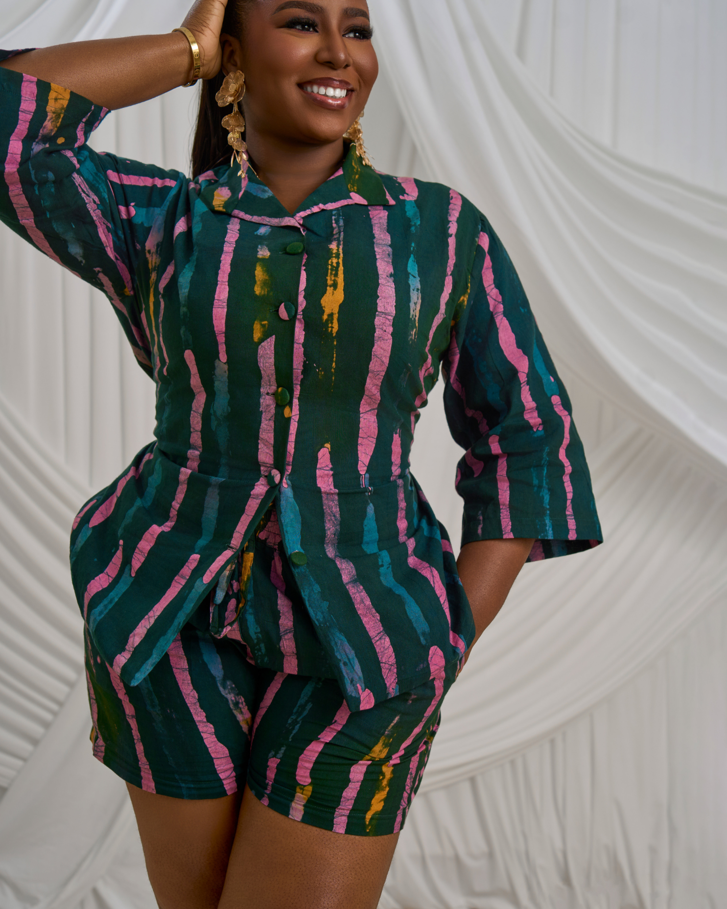 Half-Sleeve Shirt & Shorts- Print